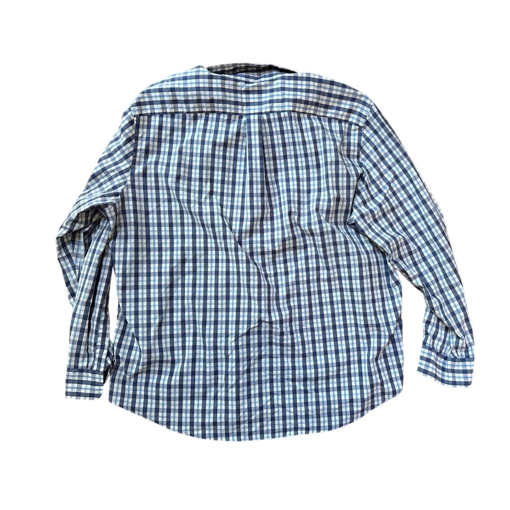 Vineyard Vines Men's Blue Plaid Whale Shirt Size 2XL - Picture 2 of 6